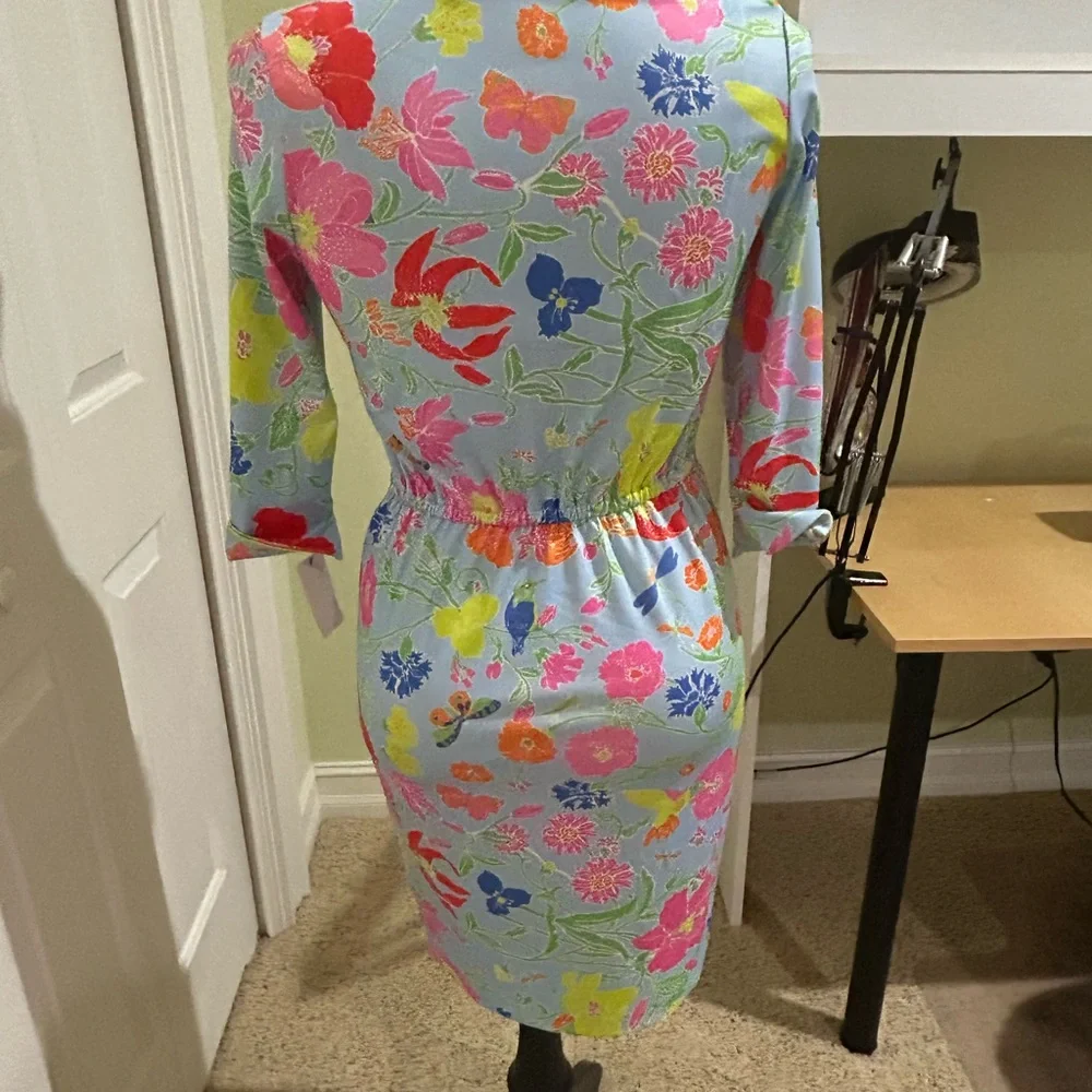 Gretchen Scott Designs Colorful Floral Midi Dress - Picture 3 of 3